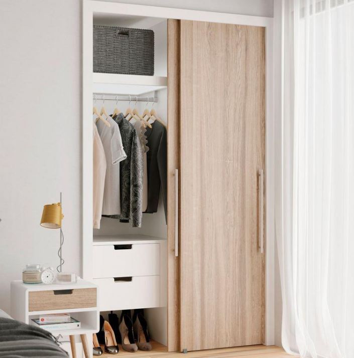 Vestidor de madera a medida en Cali